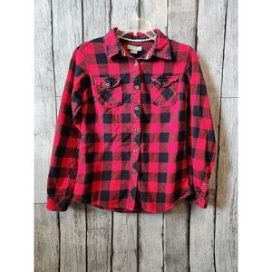 Natual Reflections Buffalo Plaid Button‎ Up Shirt
